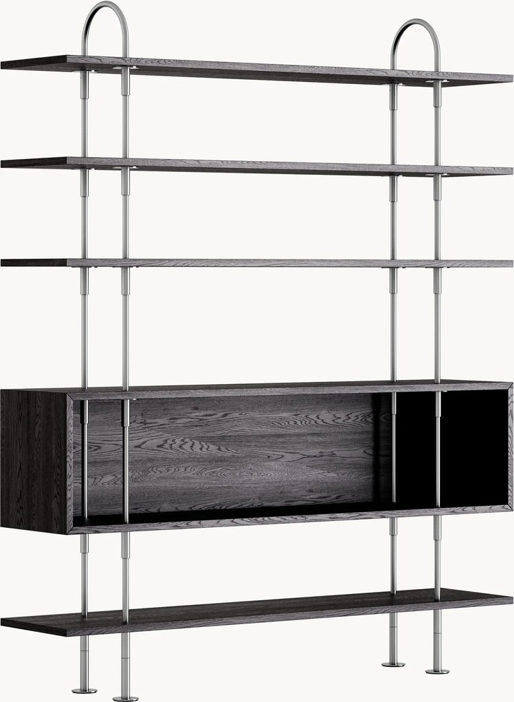Grote houten wandkast Keen