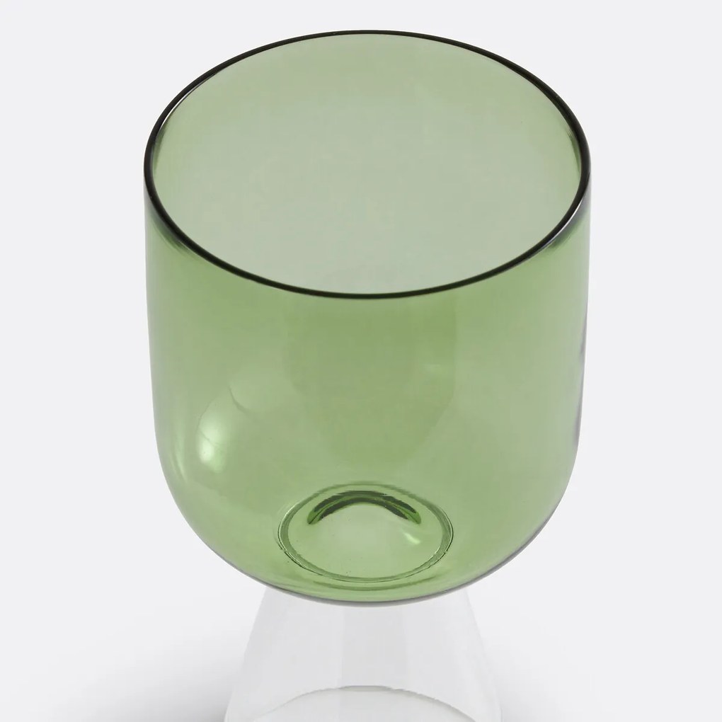 Set van 4 borosilicaat glazen met steel, Tolla