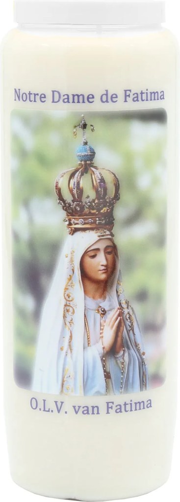 Noveenkaars wit - O.L.V. Fatima