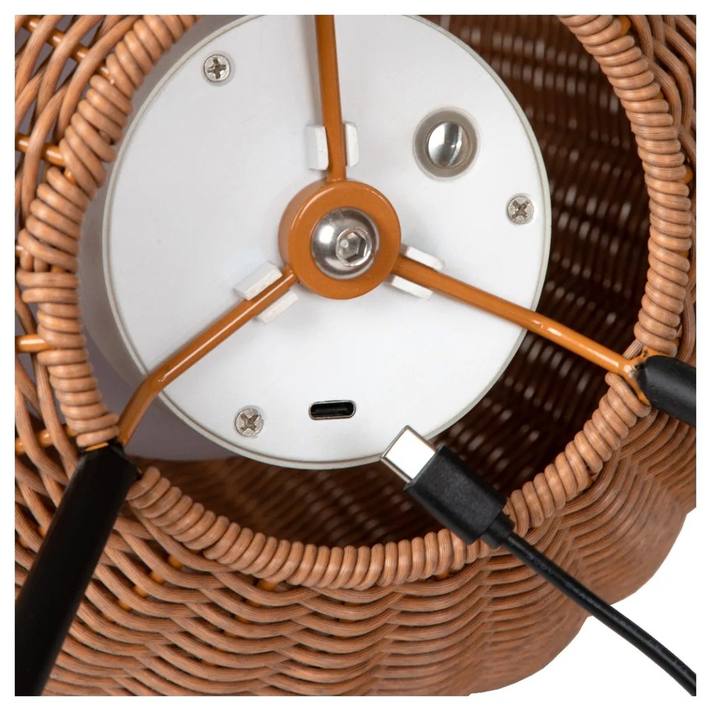 Lucide Colin oplaadbare LED lamp 36cm 3W naturel