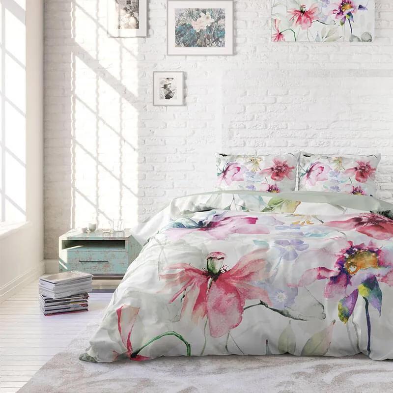DreamHouse Bedding Water Flowers Lits-jumeaux (240 x 220 cm + 2 kussenslopen) Dekbedovertrek