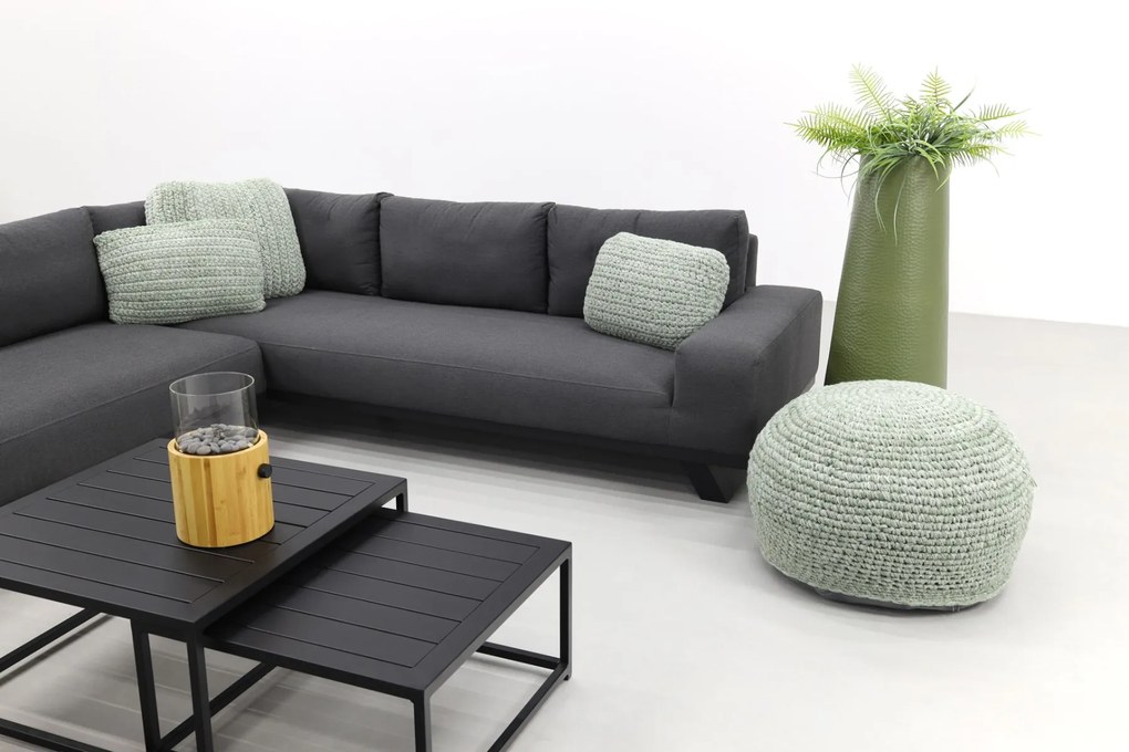 Barcelona/Royalty Sunbrella loungeset - Sooty - 4-delig OP=OP