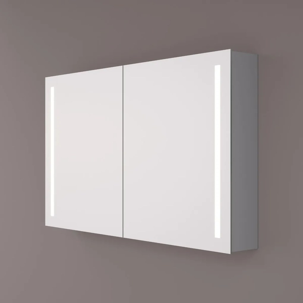 Hipp Design 41000 spiegelkast met LED en spiegelverwarming 80x70x14cm