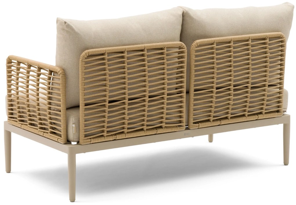 Hoek loungeset 5 personen Wicker/Aluminium/Aluminium/wicker Taupe Coco Ibiza