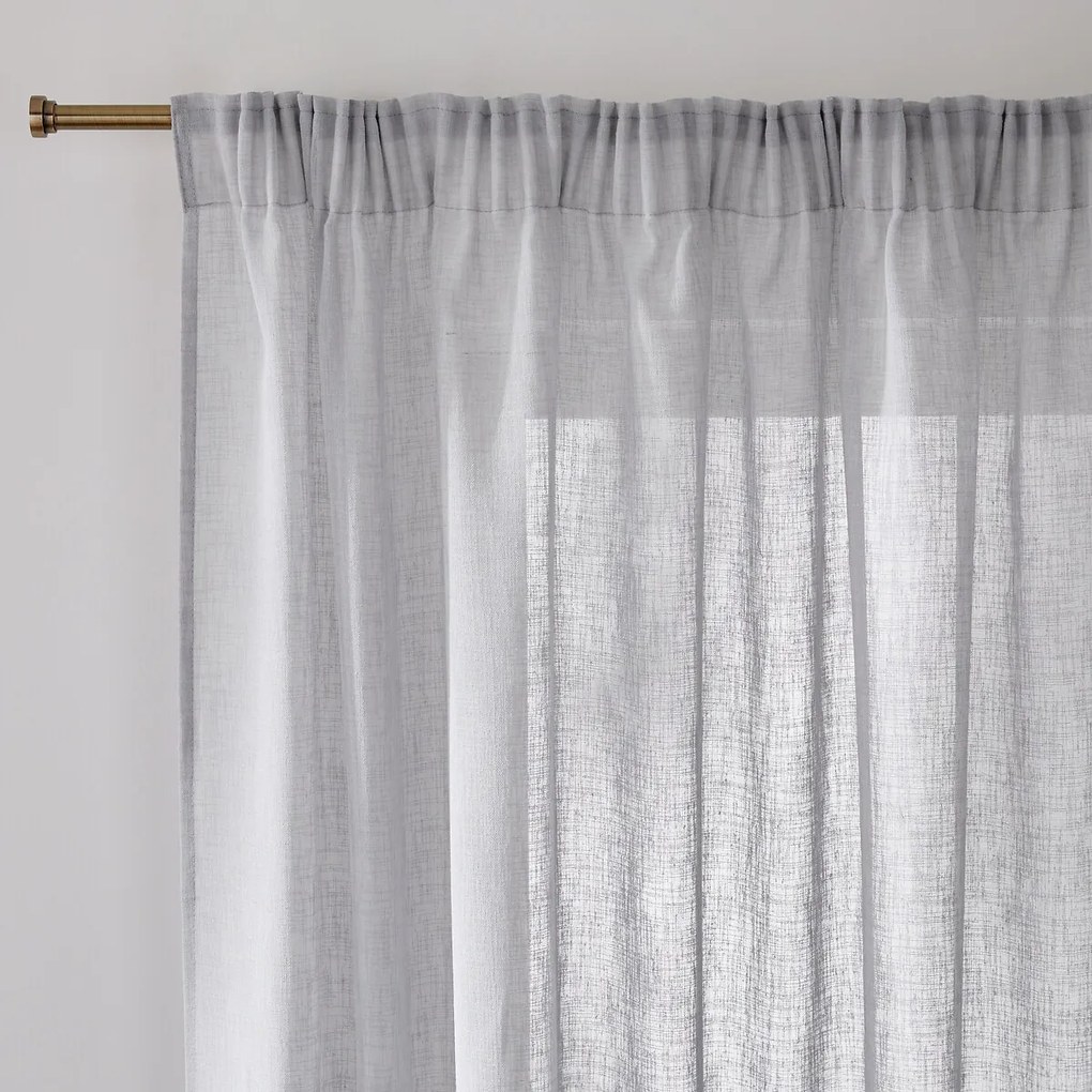 Gordijn met aangerimpelde bies en golf, Nyong