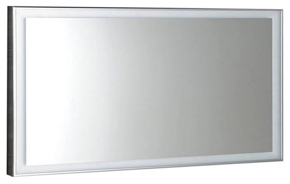 Badkamerspiegel Sapho Luminar 120.3x55.3 cm LED-Verlichting Frame Chroom