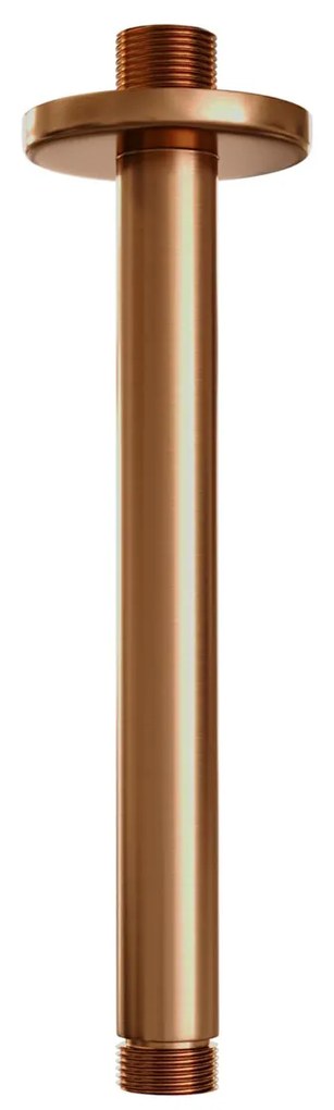 Brauer Copper Edition complete inbouw regendouche met 3 standen handdouche, plafondarm, glijstang en hoofddouche 20cm set 23 koper geborsteld PVD