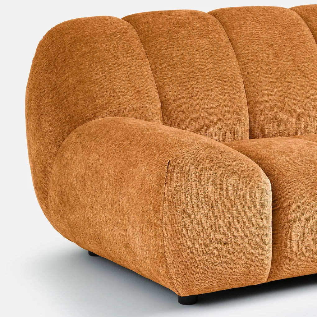 XL fauteuil, dik fluweel, Nuria