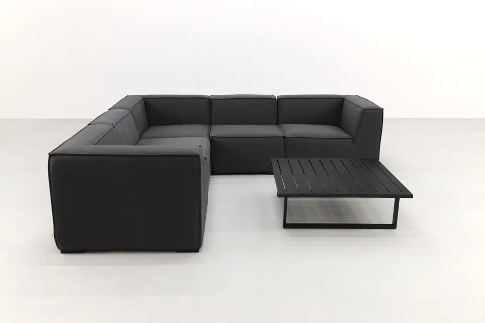 Liberty/Cuba Sunbrella loungeset - Sooty - 6-delig OP=OP