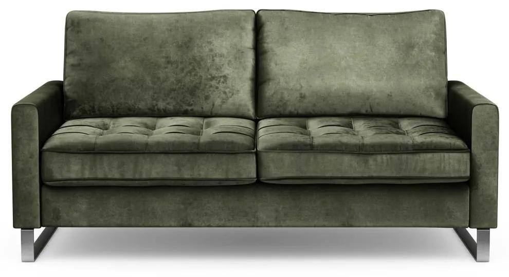 Rivièra Maison - West Houston Sofa 2,5 Seater, velvet, ivy - Kleur: groen