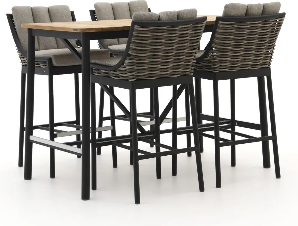 Barset Apple Bee | 4 personen | Tuinset teakhout | 5-delig | Kees Smit Tuinmeubelen