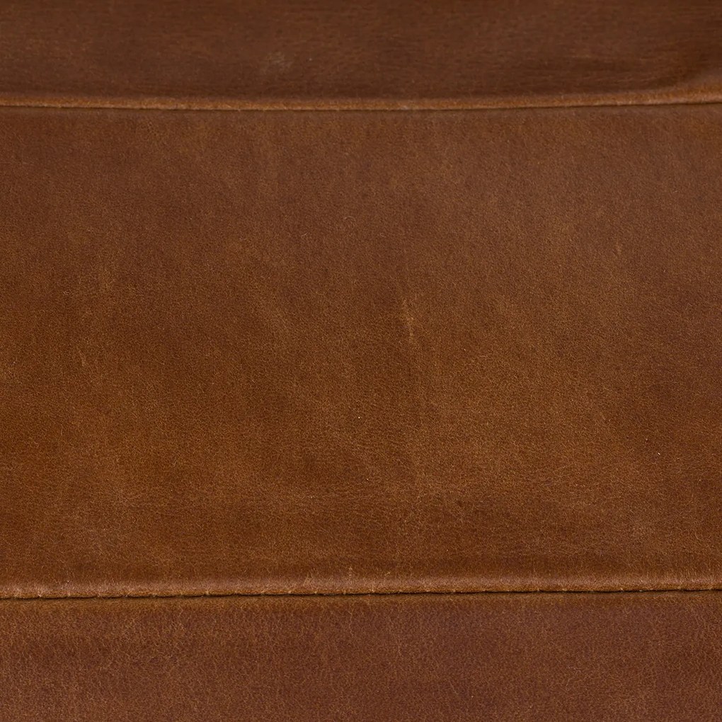 Dutchbone Wyatt Lounge Fauteuil Leer Chocolate