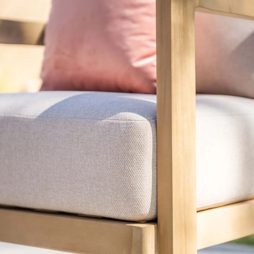 Garden Impressions Sirocco lounge dining set 2-delig rechts - grey sand