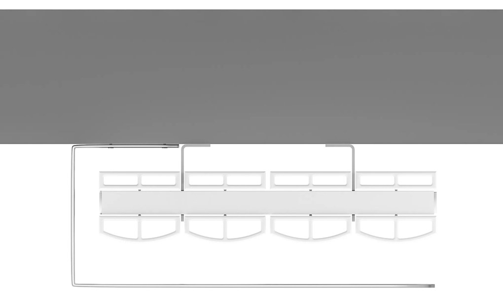 Eastbrook Guardia handdoekbeugel verticale radiator 47cm chroom