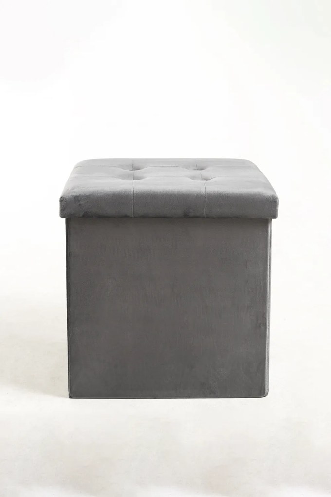 Poef Opbergknop 38 cm Fluweel