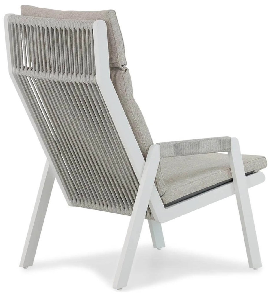 Tuinstoel Aluminium Wit Coco Valentino