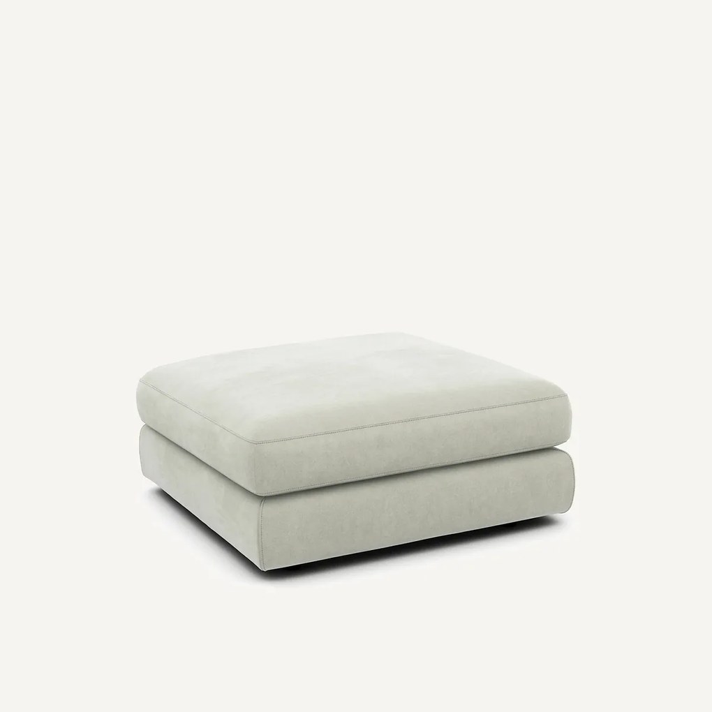 Voetensteun in stonewashed velours, SKANDER