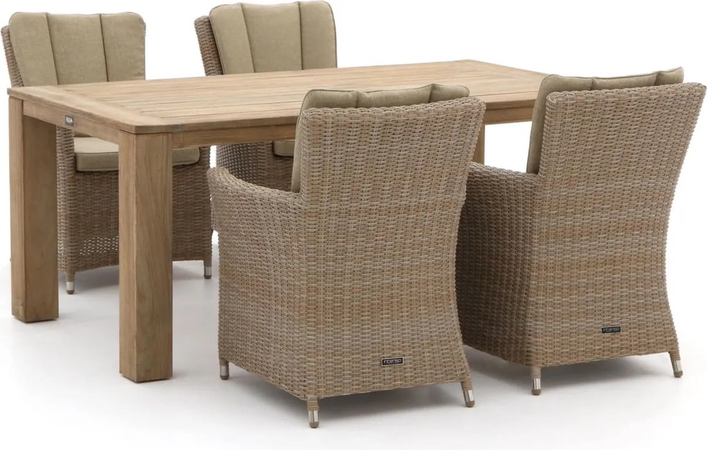 + 15% kassakorting | Diningset Intenso  | 4 personen | Tuinset teakhout | 5-delig | Kees Smit Tuinmeubelen