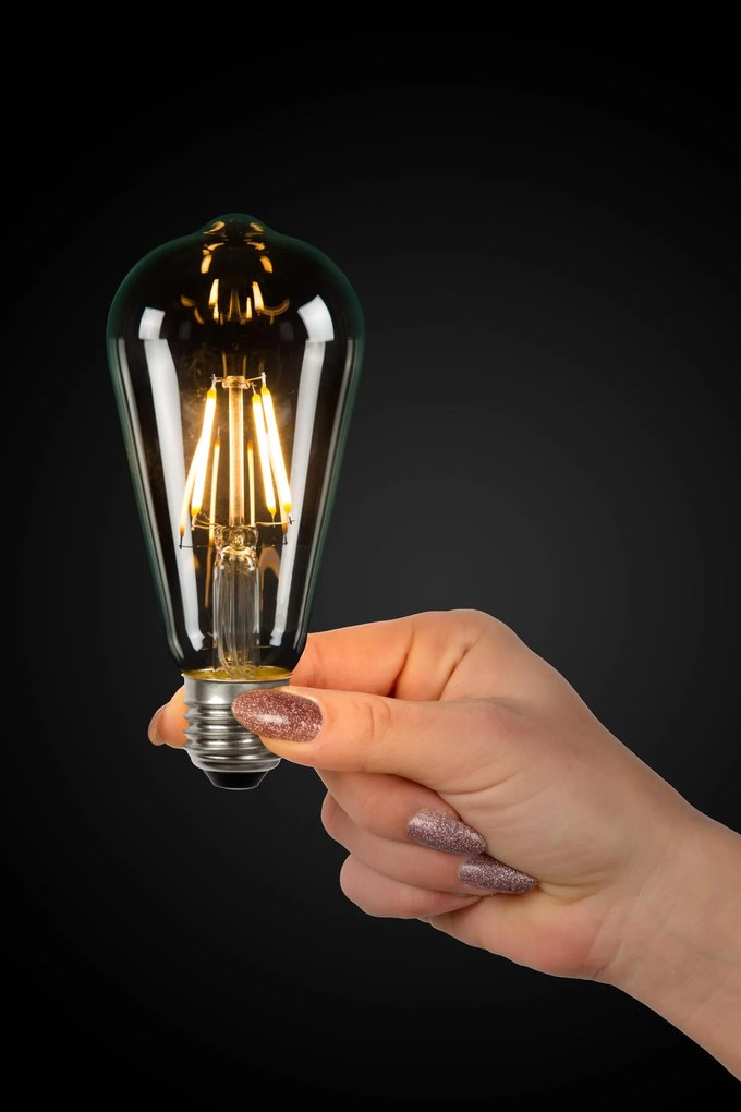 Lucide Bulb LED lamp 2700K E27 7W 6.4cm transparant