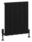 Eastbrook Tordino radiator 45x60cm aluminium 520W zwart mat