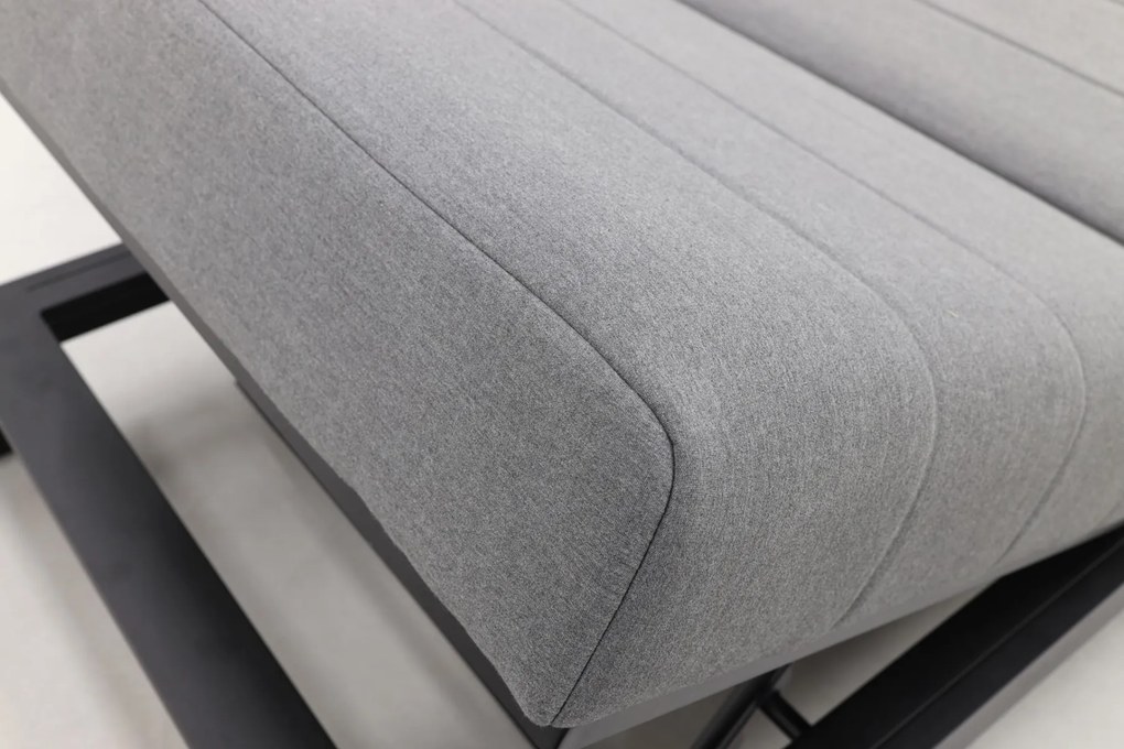 Mexico ligbed 200x85 cm. - Sunbrella/Light grey