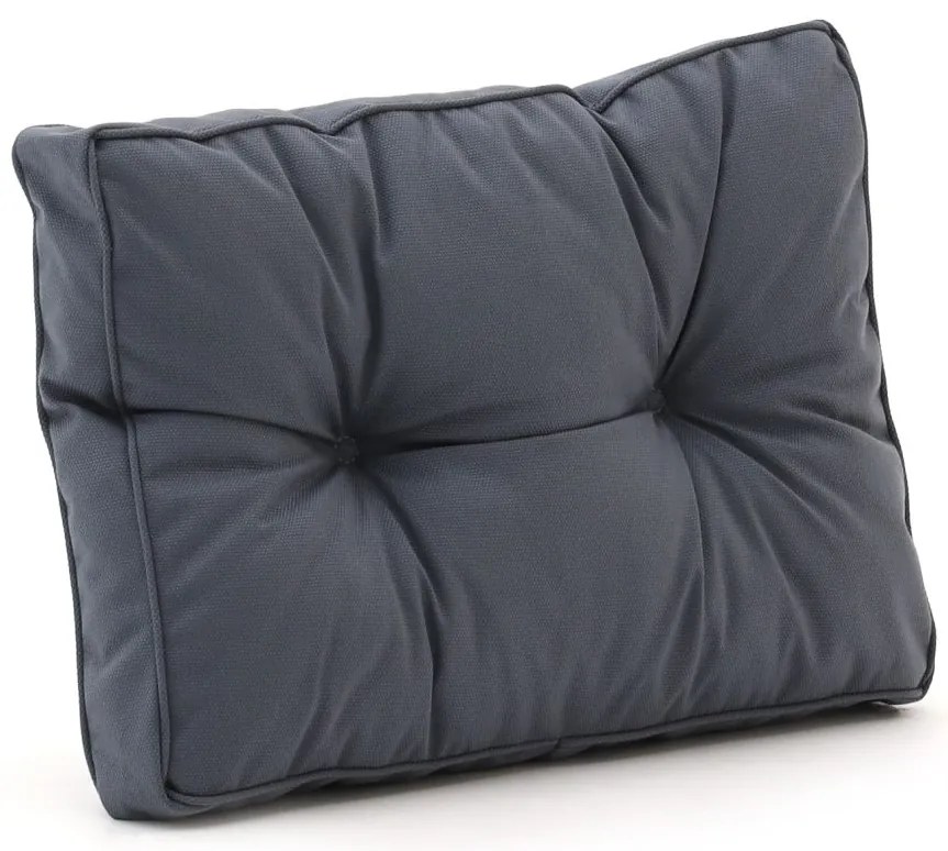 Loungekussen Tuin | Grijs-Antraciet  | Dralon | Madison | 60x40cm | Kees Smit Tuinmeubelen