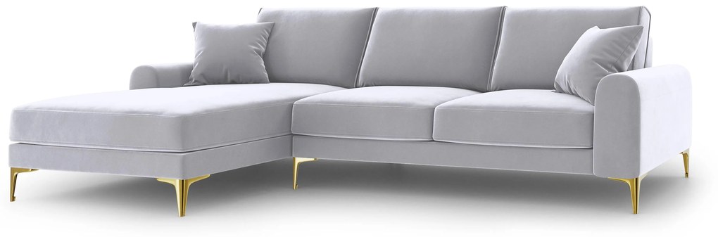 4.5-zitshoekbank Madara links velvet | Mazzini Sofas