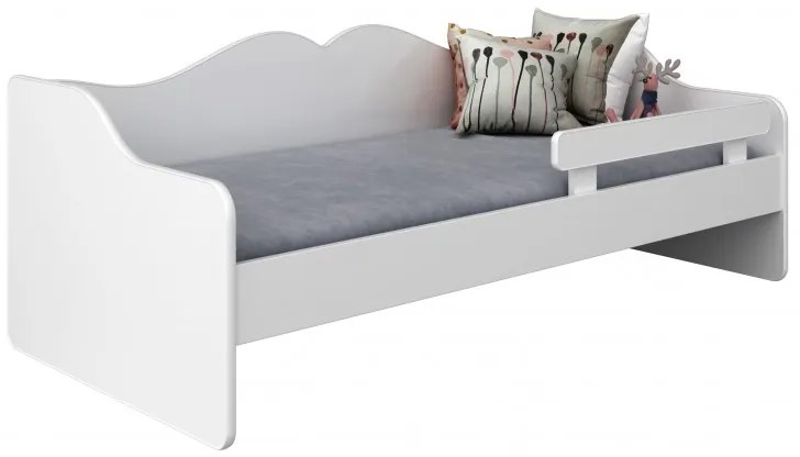 Peuter Wit grijs Eenpersoonsbed Monaco - Voor kinderen Kinderen Peuter Junior 5059914026038 Children's Beds Home, 160x80, Geen, Geen Children's Beds H