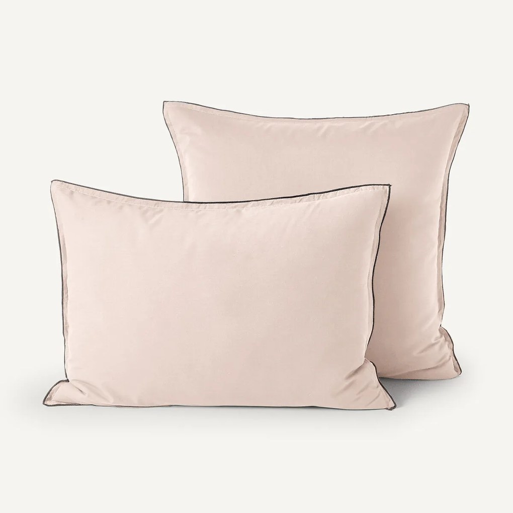 Kussensloop in gewassen voilekatoen, Gypse