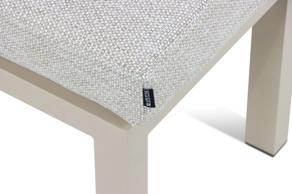 Dining Loungeset 6 personen Aluminium Taupe Lifestyle Garden Furniture Campa