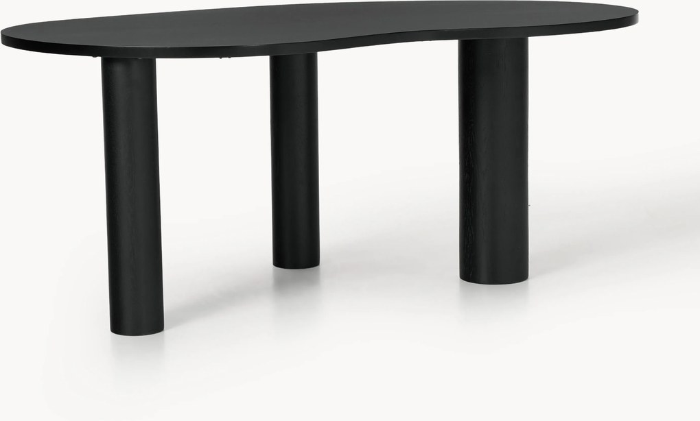 Eettafel Naruto van eikenhout in organische vorm, in verschillende formaten