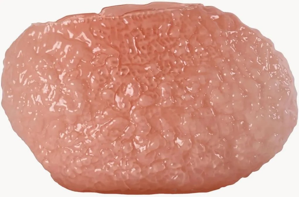 Mondgeblazen glazen vaas Corallo, H 28 cm