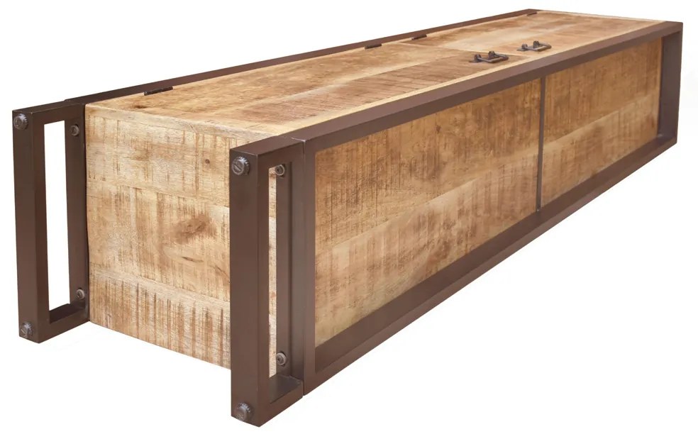 MD Interior Woodz badkamerkast 200x50x40cm mangohout