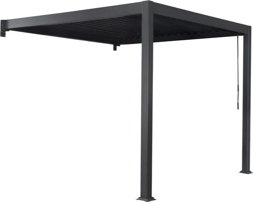 Wandpergola voor terras Lagos 3 x 4 m Garden Point antraciet
