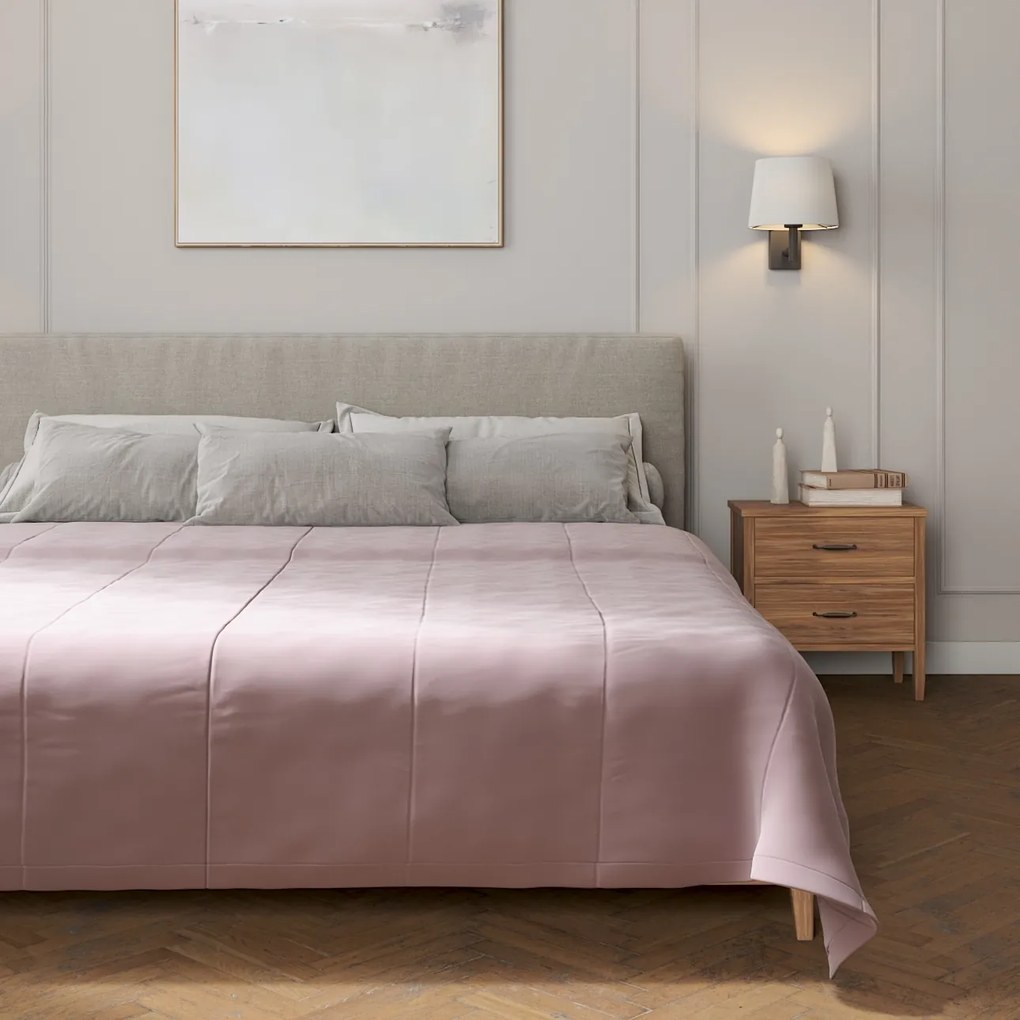 Dekoria Sprei Velvet, roze