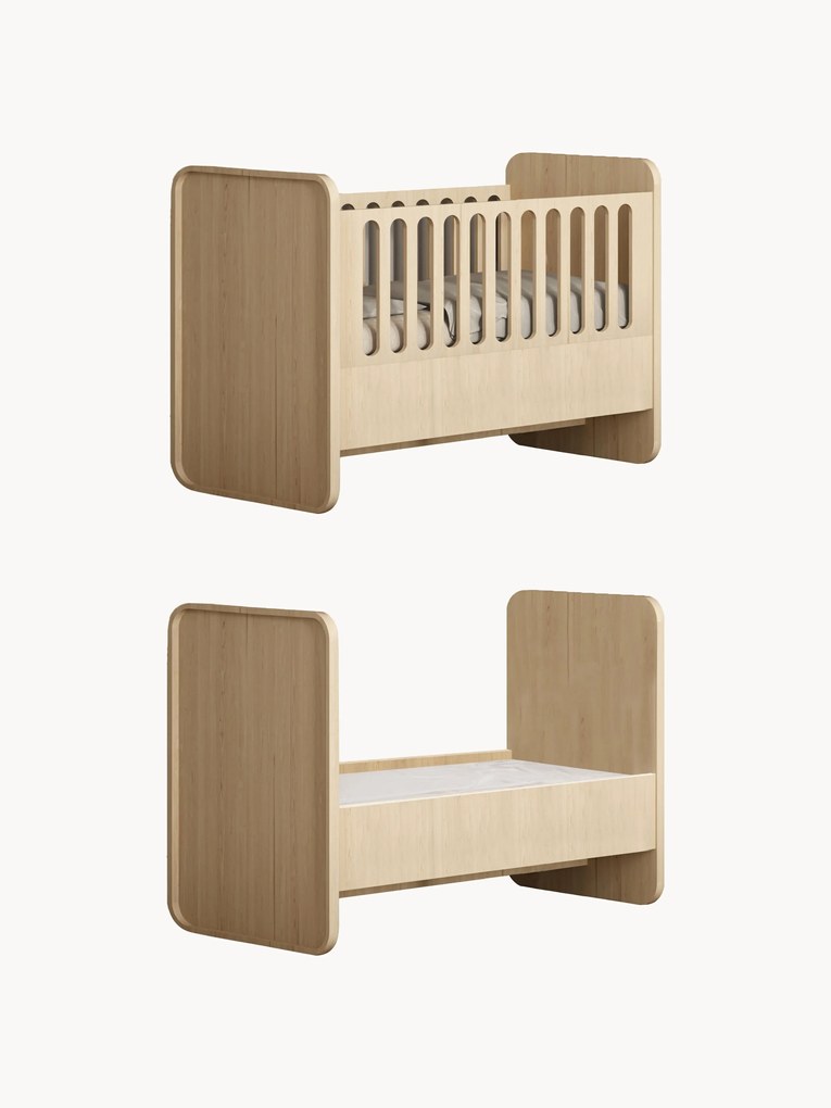 Babybedje met verlenging tot peuterbed, 70 x 120/160 cm