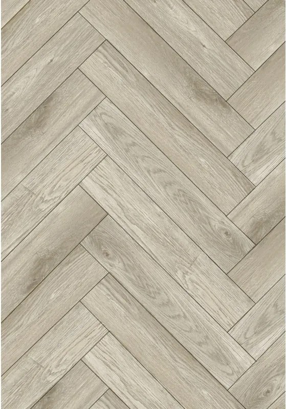 Mexen Sky Valley vinylpanelen visgraat 635 x 127 mm SPC 6,5 mm, IXPE onderlaag 1,5 mm, 4 V-Groef, Eik