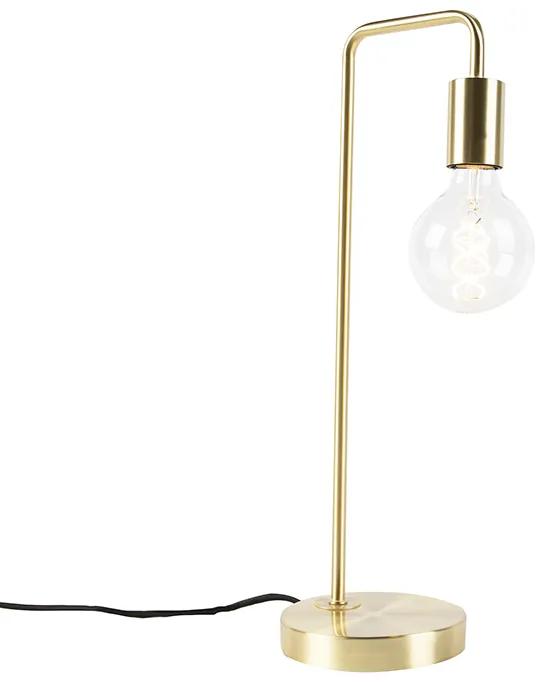 Art Deco tafellamp messing - Facil Art Deco E27 Binnenverlichting Lamp