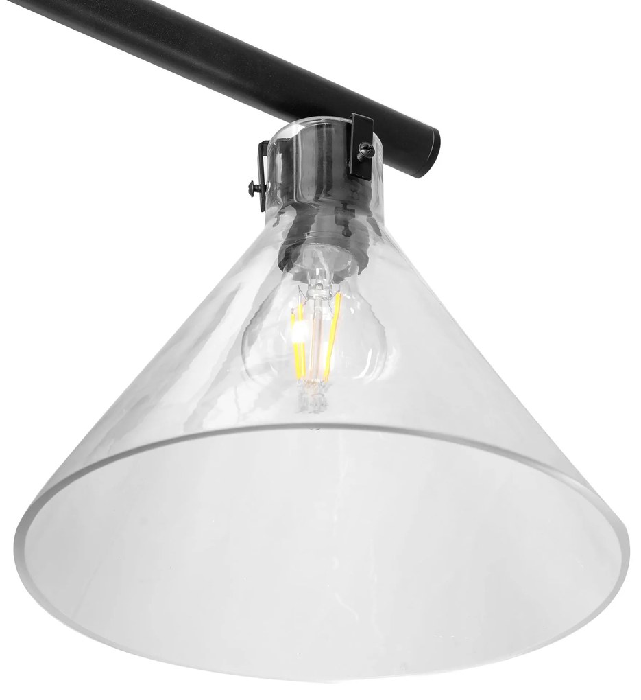 GLAS METALEN PLAFONDLAMP APP318-3CP