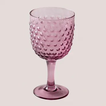 Set Van 4 Glazen Drinkglazen 32 Cl Ticris Rosa Hortensia - Sklum