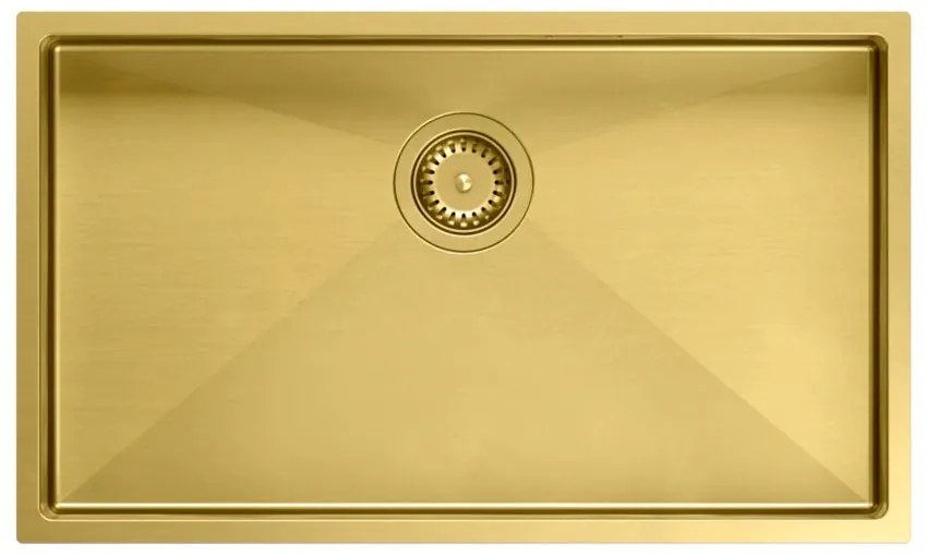 Stalen spoelbak ANTHONY 80 GOLD