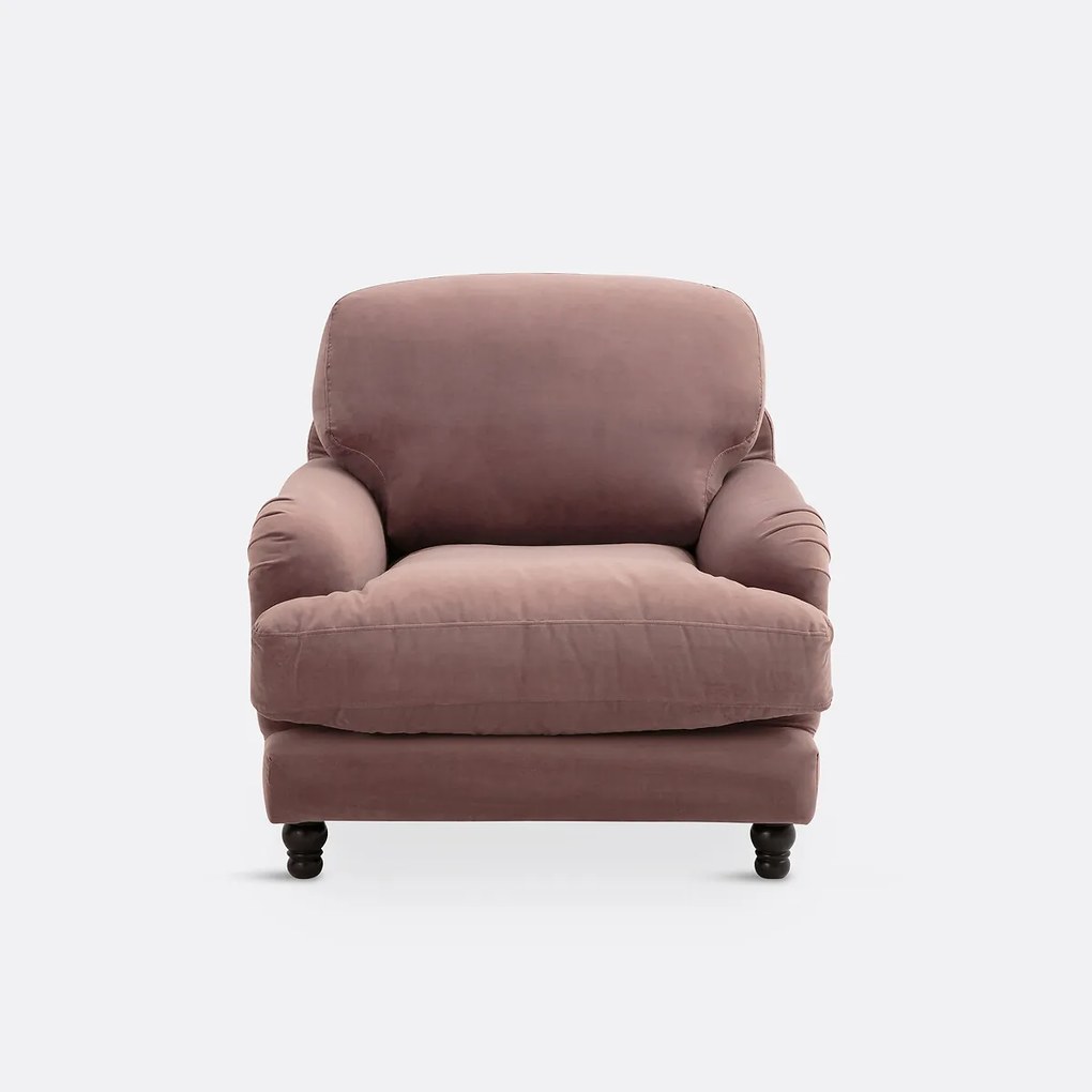 Fluwelen fauteuil, Noon