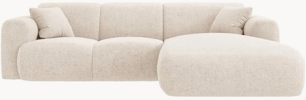 Chenille hoekbank Nolio (4-zits)