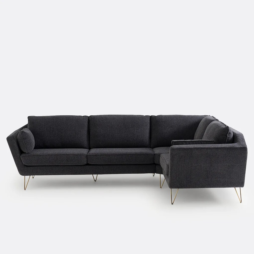 XL hoekbank in polyester, Topim