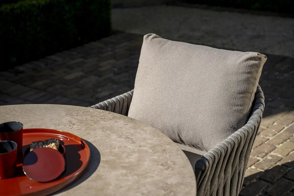 Taste by 4 Seasons Cannes low dining tuinstoel terre SALE LoungestoelTuinstoel bruin weerbestendig
