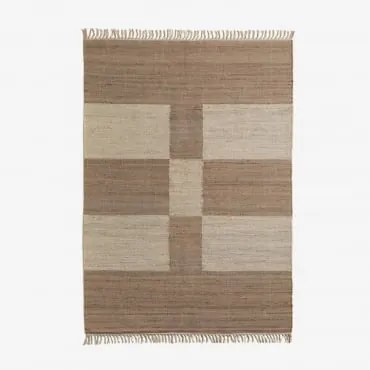 Rechthoekig Hennep Vloerkleed Begonta 250 X 166 Cm - Sklum