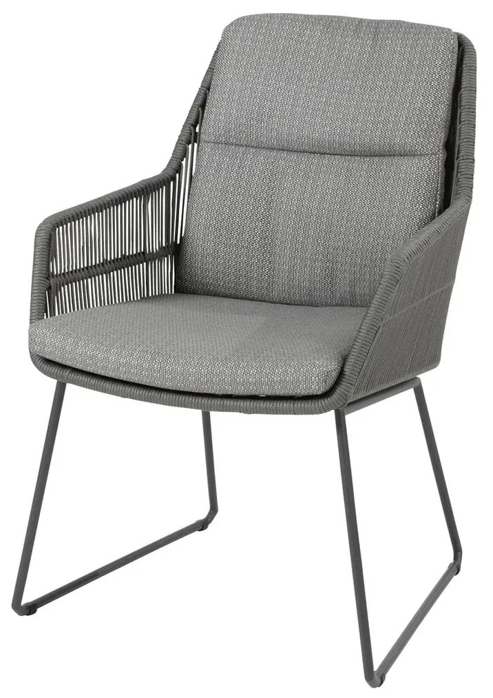 4 Seasons Outdoor Valencia tuinstoel Platinum SALE Tuinstoel antraciet weerbestendig