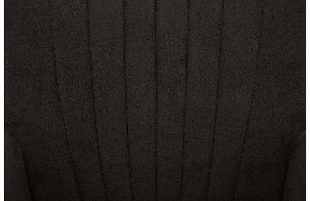 Goossens Eetkamerstoel Rob bruin velvet stof met armleuning, urban industrieel