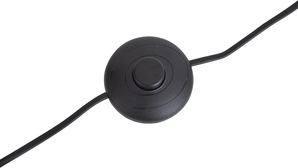 Industriële vloerlamp zwart 2-lichts - Jakub