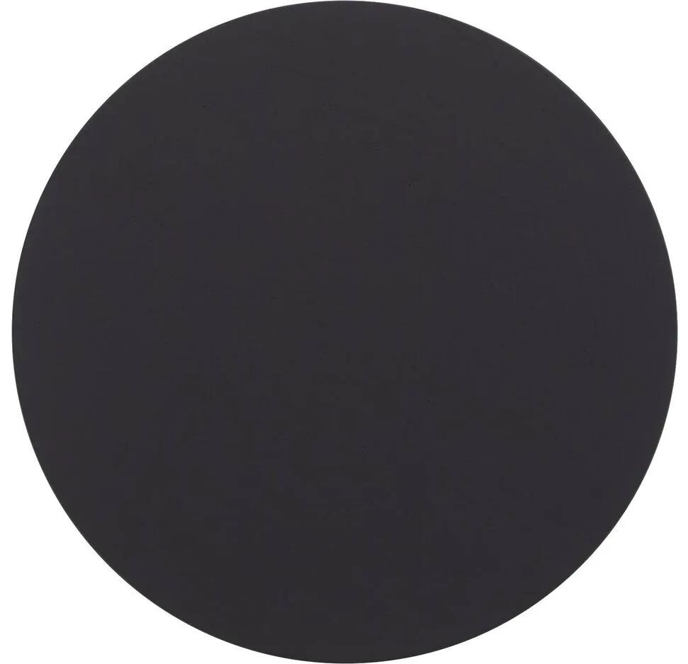Goossens Excellent Salontafel Uniek rond, hout eiken zwart, elegant chic, 50 x 37 x 50 cm